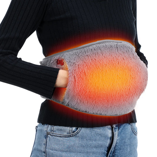 Ceinture chauffante multifonction USB – Soulage le dos, le ventre et réchauffe les mains