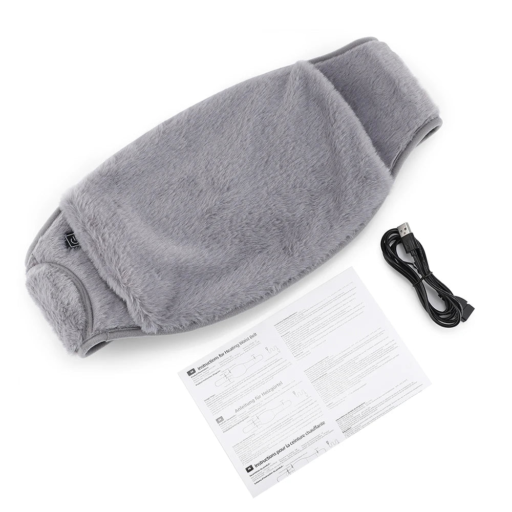 Ceinture chauffante multifonction USB – Soulage le dos, le ventre et réchauffe les mains