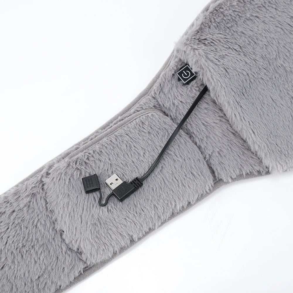 Ceinture chauffante multifonction USB – Soulage le dos, le ventre et réchauffe les mains