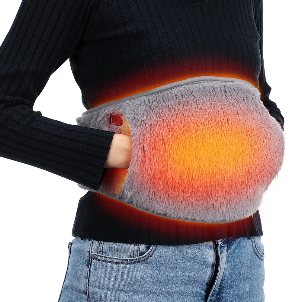 Ceinture chauffante multifonction USB – Soulage le dos, le ventre et réchauffe les mains