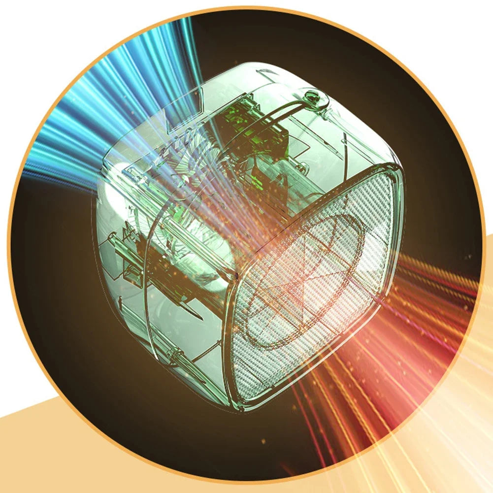 Mini Chauffage Électrique 500W – Chauffage Céramique Portable et Silencieux pour Bureau ou Maison